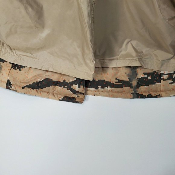 Adidas Tan Adv Laycoat Reversible Khaki Camouflage Men's Size XL EI7398 NWT New - Picture 5 of 10